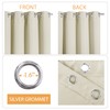 RYB HOME Soundproof Divider Curtains for Living Room Window, 3