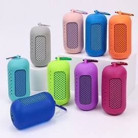 Cool towel towel wet swimming exercise water play towel sweat absorption cooling aqua mountaineering exercise towel pink 3ea