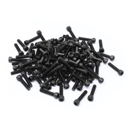 iexcell 100 Pcs #8-32 x 3/4" Alloy Steel 12.9 Grade Hex Socket Head Cap Screws Bolts Kit, Black Oxide Finish