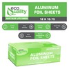Premium Pre Cut Aluminum Foil Pop up Sheets 12 x