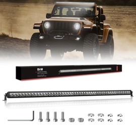 4WDKING LED Light Bar 52 inch Screwless Design 250W Off Road LED Spot Flood Combo Work Light High Bright Truck Driving Fog Lamp IP69K Waterproof