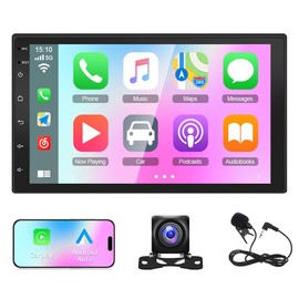 Android 13 Car Stereo Radio for 2007-2012 Nissan Sentra,Rogue 2008-2011,Frontier 2005-2008,Pathfinder 2005-2010,Qashqai 2007-2011,7 Touchscreen with CarPlay & Android Auto,GPS BT Backup Camera,2+32G