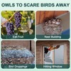 Vicsiyi Owls to Keep Birds Away: 2Pack Fake Owls with