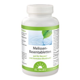 Dr. Jacob's Melissa Base Tablets I Good for Nerves & Normal Blood Pressure