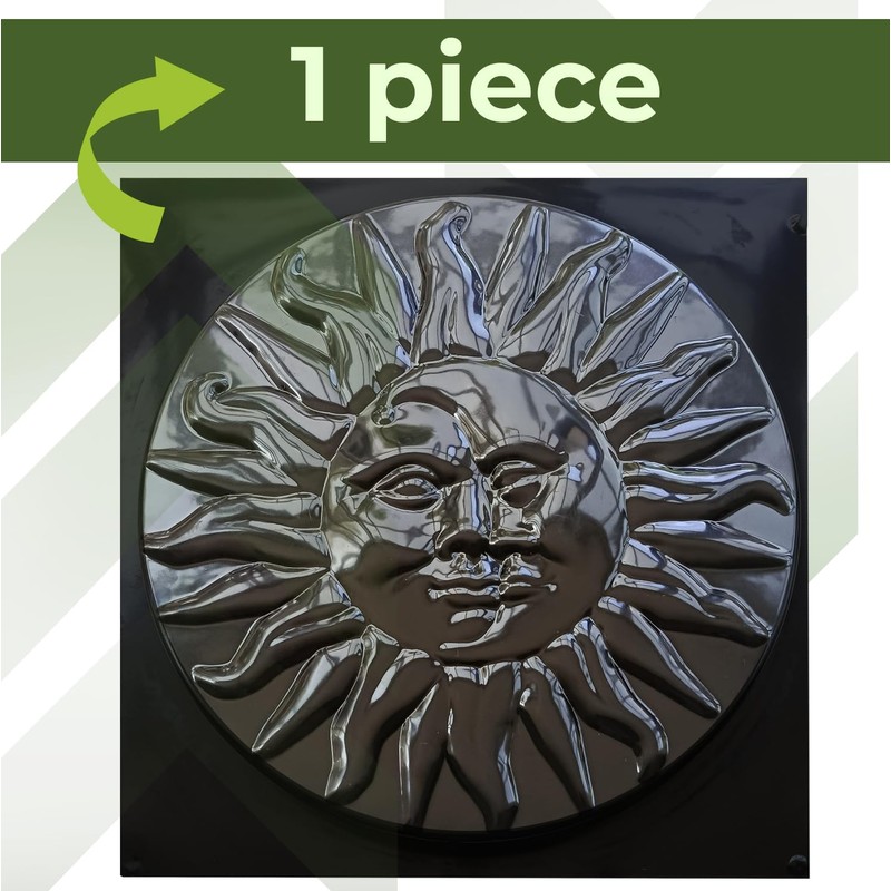 BETONEX Moon Sun Garden Stone Stepping Mold Pathmaker Mold Concrete