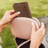 ekavale Ladies Leather Wallet Flower RFID Blocking Long Wallet with
