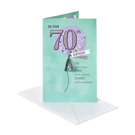 American Greetings 70th Birthday Card (Be Celebrated)
