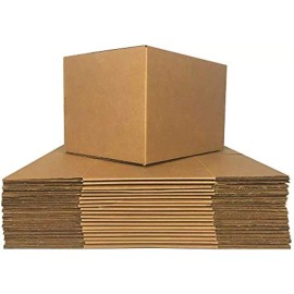 Unbranded 12x12x12 Shipping Boxes Mailing Packing Cardboard Box Corrugated Carton - 100 Boxes