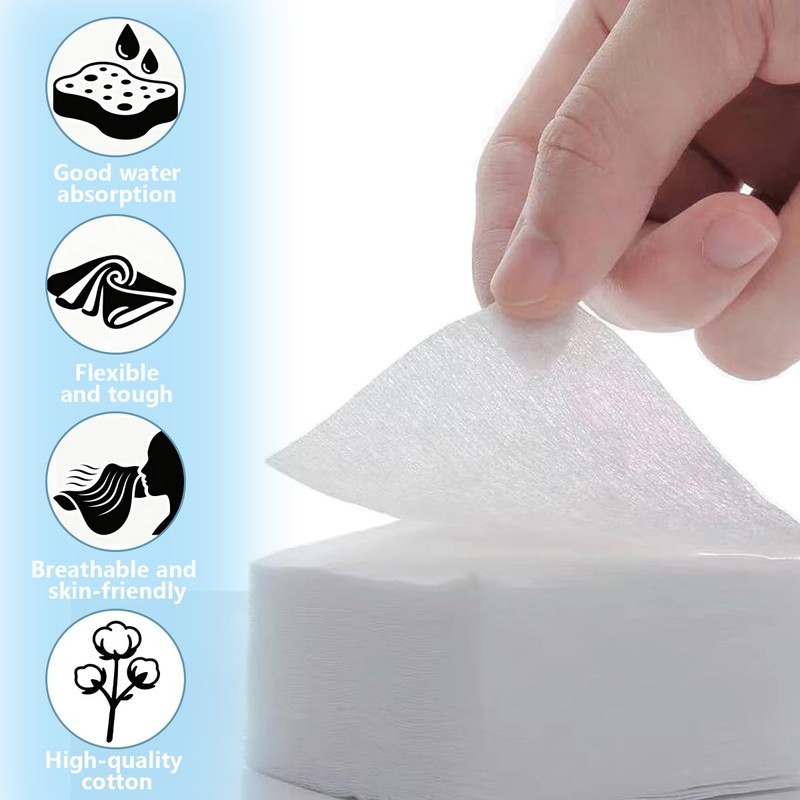 1200Pcs Makeup Facial Soft Thin Cotton Pads Soft Cotton Wipes