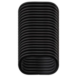 BIKICOCO 1-1/2'' Metal Oval Ring Buckle Loops Non Welded for Leather Purse Bags Handbag Straps, Black - Pack of 20