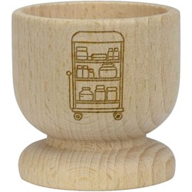 Azeeda 'Medication Cart' Wooden Egg Cup (EC00028461)