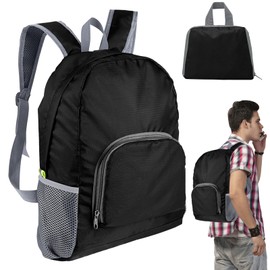 Small Backpacks for Men, Small Rucksack for Men, Lightweight Foldable Backpack, Foldable Rucksack Waterproof, Foldaway Backpacks, Lightweight Hiking Daypack, Packable Daypack Fit Outdoor Hiking Biking