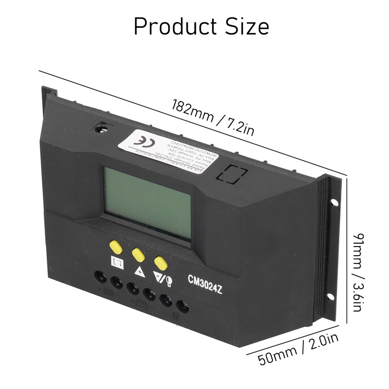 PWM Intelligent Solar Controller Photovoltaic Power Generation Solar Charge Controller
