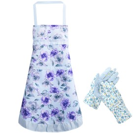 BSITSSS Women's Gardening Gloves, Gloves for Garden, Work Gloves with PVC Dots, Breathable Protective Gloves, Gardening Gloves for Women, for Gardening, Cleaning, Fishing, Camping