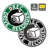 Mavre at Home Dash Cam Sticker Dash Cam Sticker (Miteta/Black