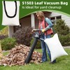 Dimakung 51503 Leaf Blower Vacuum Bag for Toro, Bottom Zip
