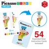 PicassoTiles 0.5” Pixel Magnetic Puzzle Cube 200 Piece Mix &