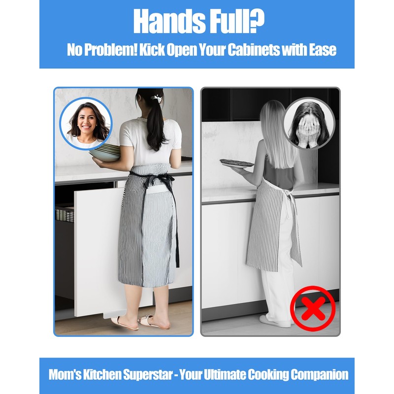 Cabinet Foot Pull for Trash Drawer, Trash Cabinet Foot Pull,