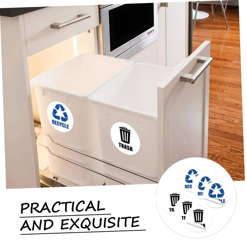Operitacx Bin Stickers Numbers for Trash Garbage Can Sticker of