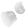 Uenhoy 100 Pcs 1/2" Plastic Hole Plugs, White