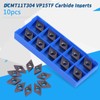 DCMT11T304 VP15TF 10-Piece CNC Carbide Tip Blade Blade for Rotary