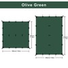 KALINCO Waterproof Camping Tarp Tent Hammock Rain Fly, 10X10FT/10X15FT, Mutifunctional