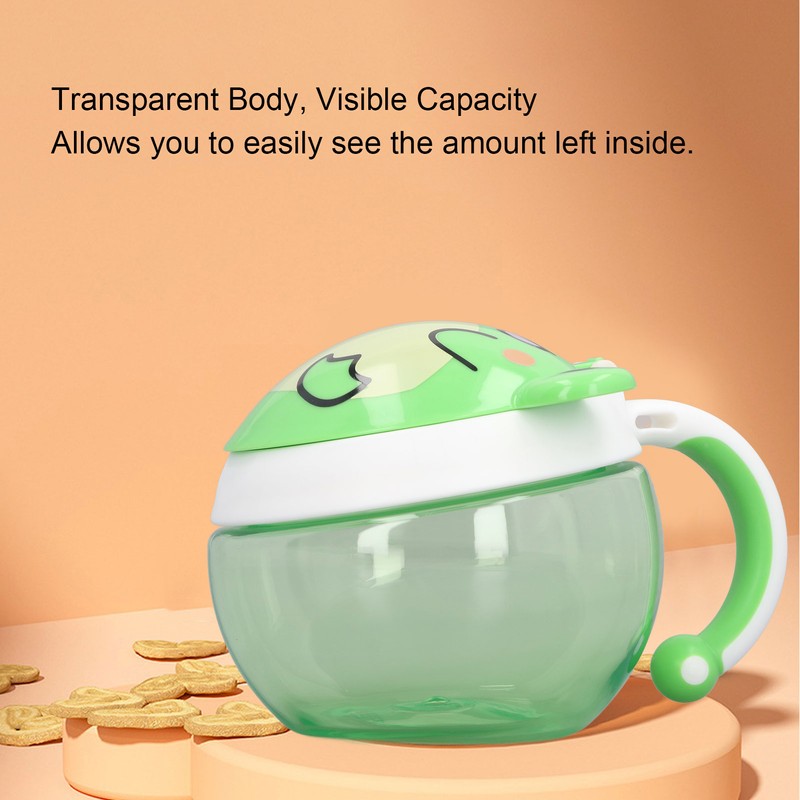 Baby Snack Container Animal Shape No Spill Impact Resistance Safe