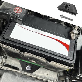 RGOAANC Battery Hold Down, Car Battery Holder, Base Clamp Battery Hold Down with 304 Stainless Steel Bolt Kit, Car Accessories Battery Hold Down Kit Compatible with Select GM Models, 14005061