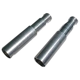 TNI Valve Extender Cover Type (Aluminum), 2 Pieces, Silver, Medium