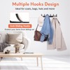 Optish 2 Pack Coat Rack Wall Mount, Entryway Coat Hooks