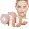 2 Rollos Cinta Antiarrugas para Levantar Cara,Parche Lifting 2.5cm*5m/Rollo