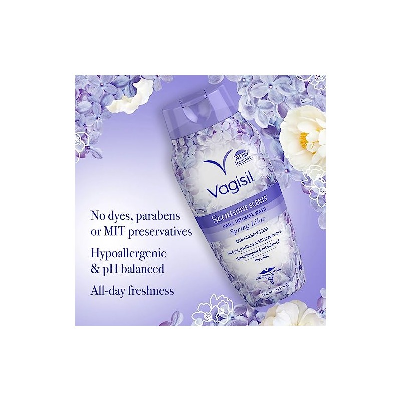 Vagisil Scentsitive Scents Plus Daily Intimate Vaginal Wash for Feminine