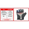 3S SPORTS Men's Cycling Gloves Gel Padded Bicycle Fingerless Half