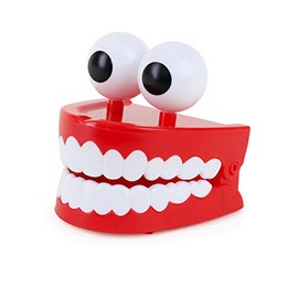 ToylandÂ® Wind Up Chattering Teeth - Novelty Toys - Party Bag Fillers