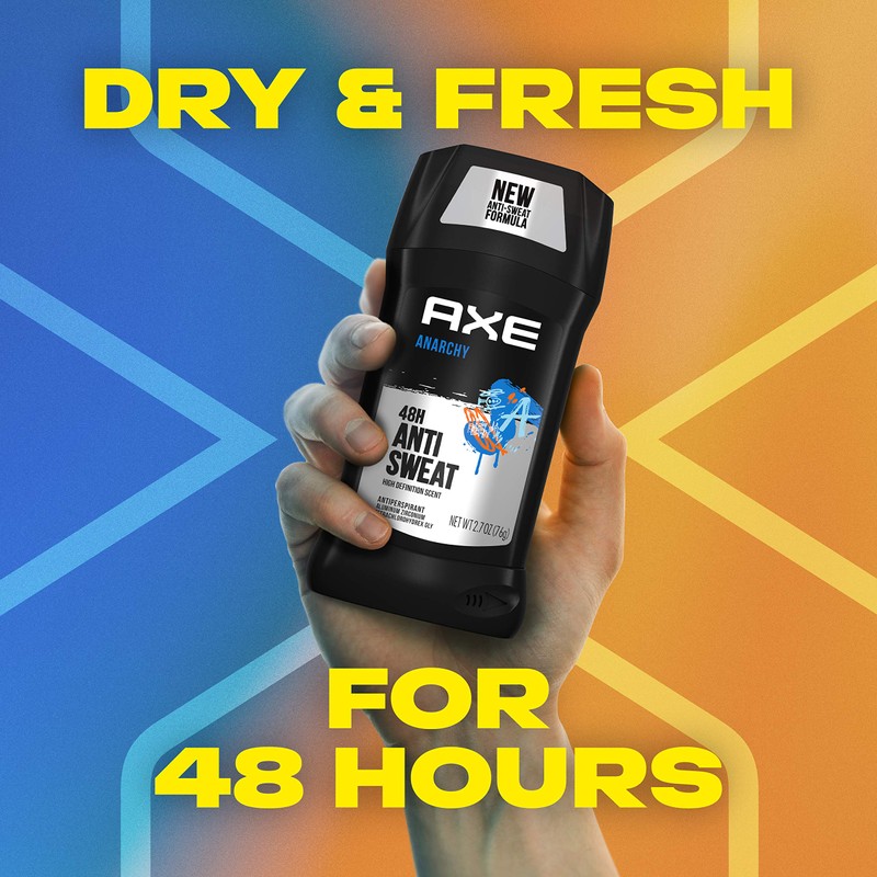 AXE Antiperspirant Deodorant Stick for Men Anarchy For Him 2.7