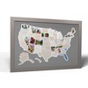 50 States USA Photo Map - Frame Optional - Made