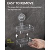 NEELEEN Soap Dish - Clear Suction Cup Soap Dish for