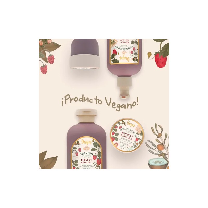 Kit Shampoo+mascarilla+acondicionador Repara Y Restaura Yuya
