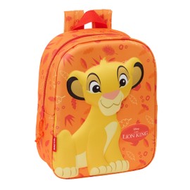 Safta El Rey Leon 3D Mini Backpack One Size, orange