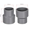 TOP-VIGOR 1Pcs PVC DWV Reducing Coupling, 50mm x 63mm Socket