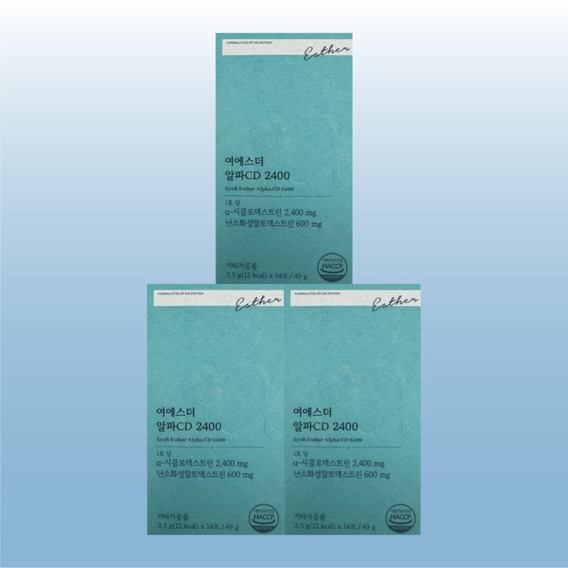 Yeo Esther Alpha CD Fabiflora Powder 2400 / 여에스더 알파CD