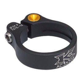 KCNC Bicycle Lightweight Seatpost Clamp Road Light Chromoly Bolt 34.9MM Black 653176