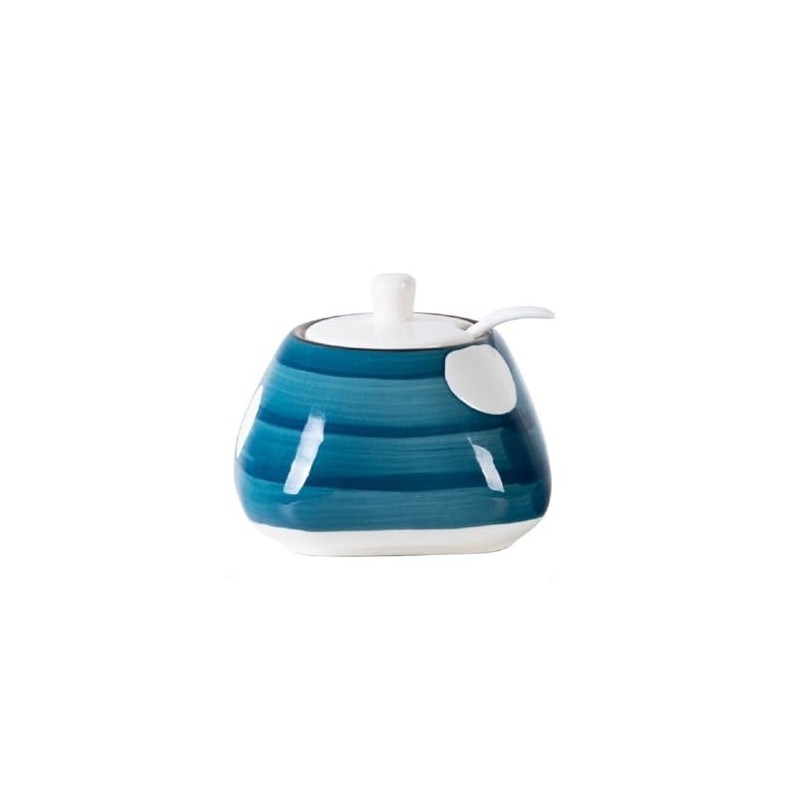 FülleMore Ceramic Spice Jar 350 ml Spice Jar with Lid