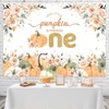 Mocsicka 7x5ft Pumpkin 1st Birthday Backdrop Fall Pumpkin 1st Birthday