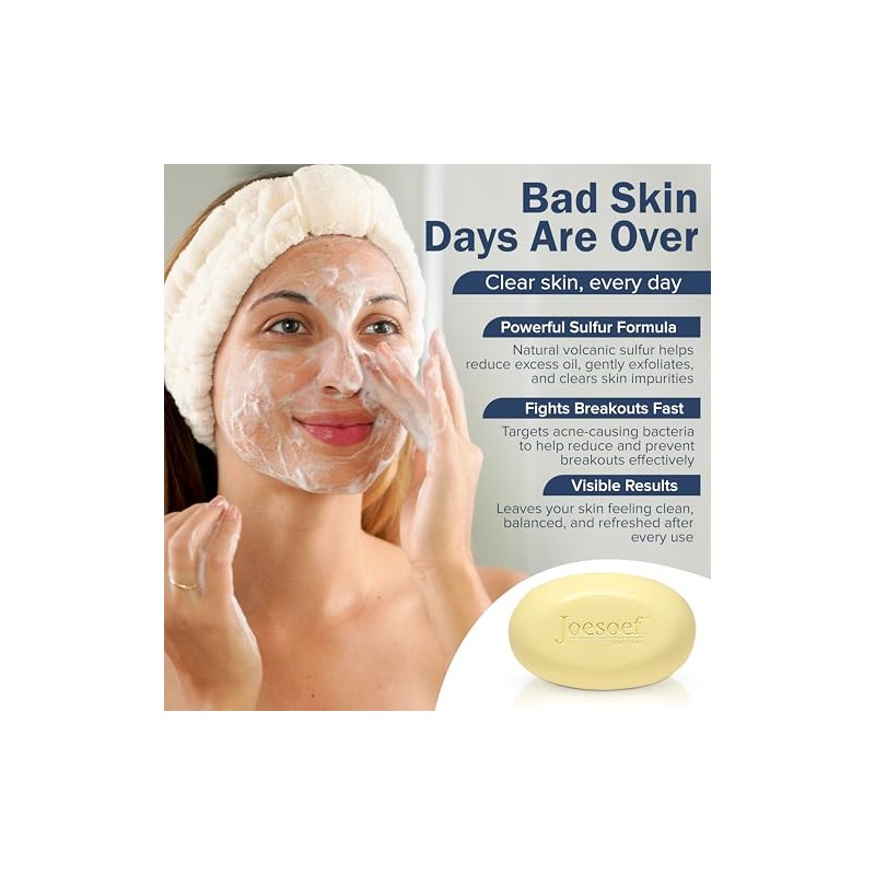 Sulfur Soap - Medical Grade OTC Dermatologists Approved 40 yrs