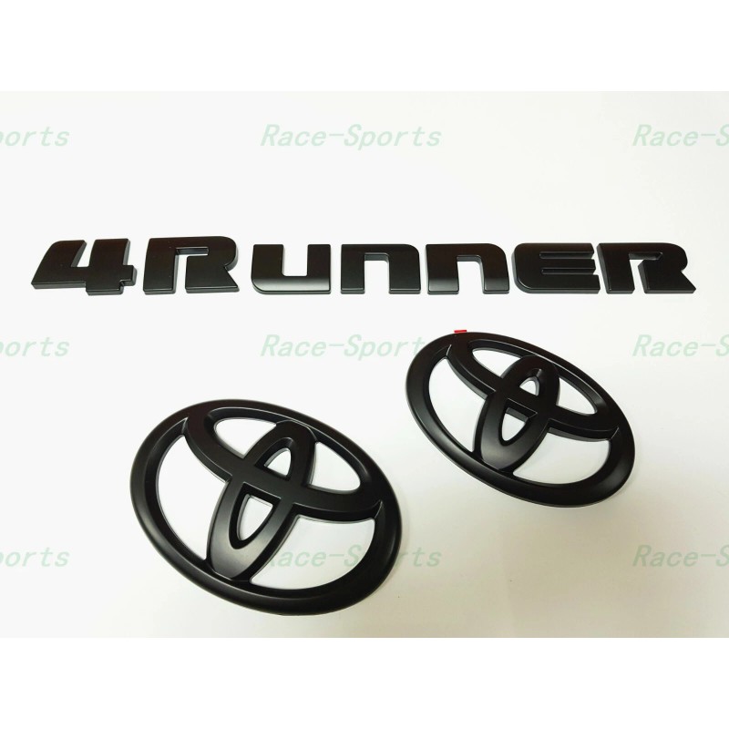 Toyota 3PCS SET 2014-2022 TOYOTA 4RUNNER FRONT REAR MATTE BLACK