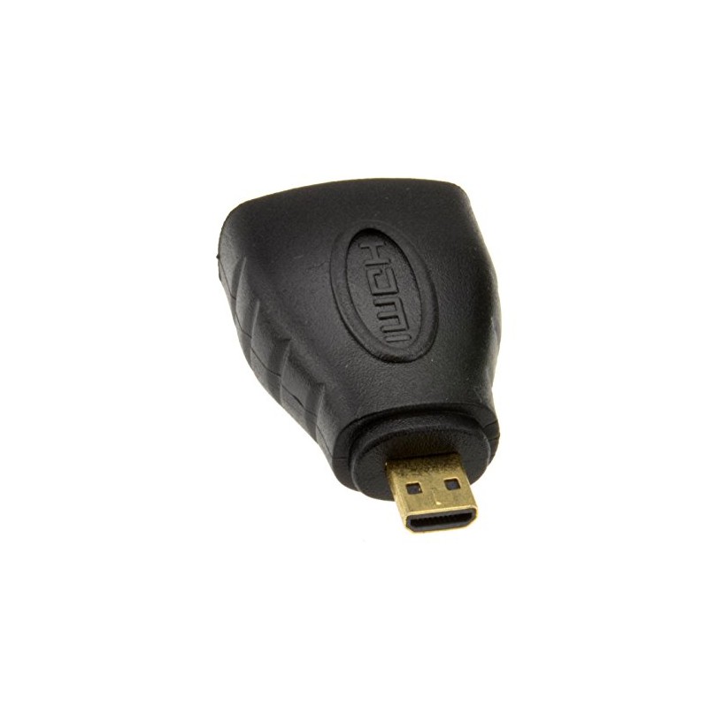 HDMI A Male Female to HDMI Micro D Male Adapter