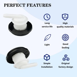 5360058 911060 2Pcs Fuel Tank Vent Valve, Compatible With 84-96 Jeep Wrangler, 93-96 Grand Cherokee, 86-92 Comanche, Dodge Ram Van,Chrysler Cirrus, Ford 1980-1996 F150 F250, 1980-1997 F350