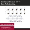 Paulmann 92115 Recessed Light Set of 10 Swivelling Round 90