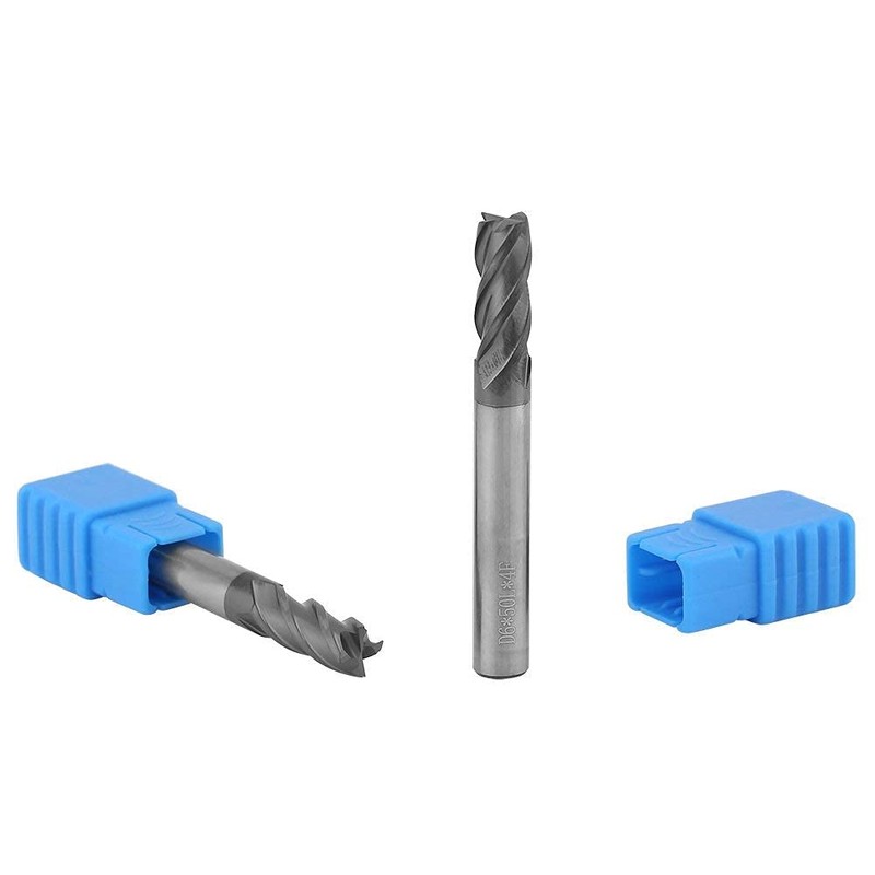 5 pieces carbide 4 flute end mill CNC cutter 6